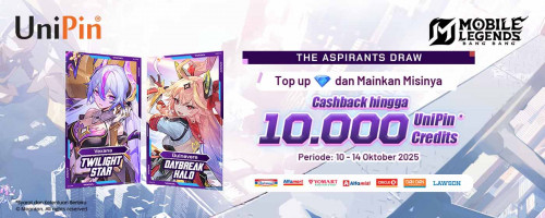 Mainkan Task Master The Aspirants Draw di MLBB Pakai Voucher UniPin, Bonus 15.000 UniPin Credits!